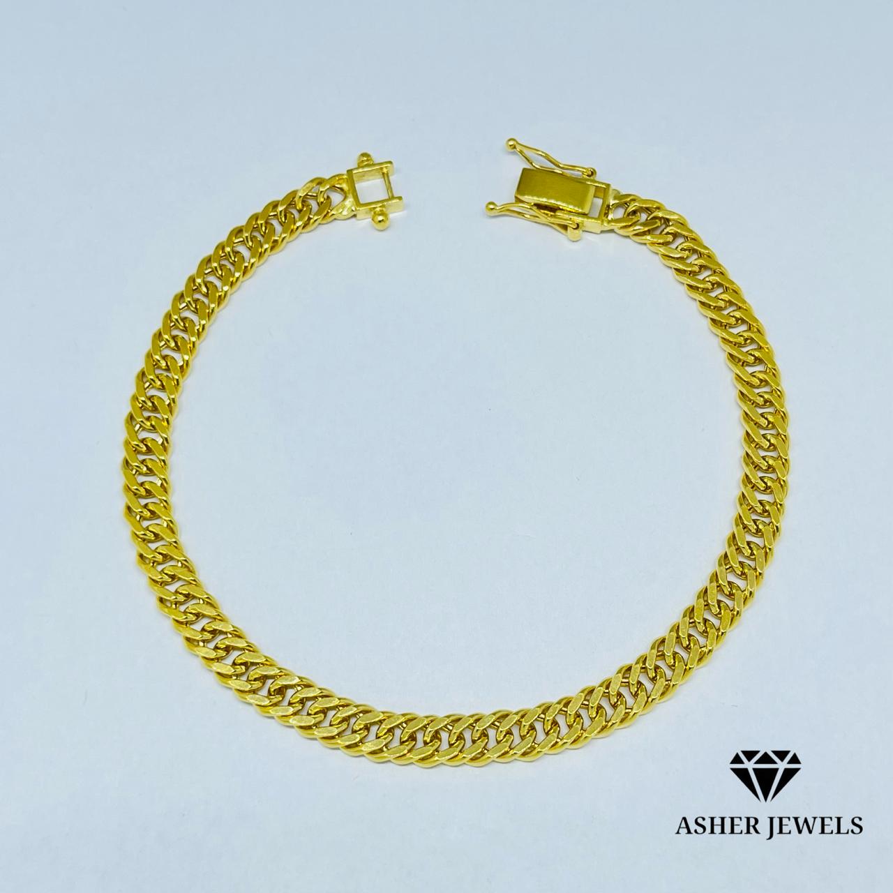 Triple Lock Bracelet 8"